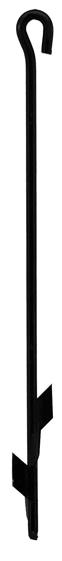 Painted eye anchor with barbed design