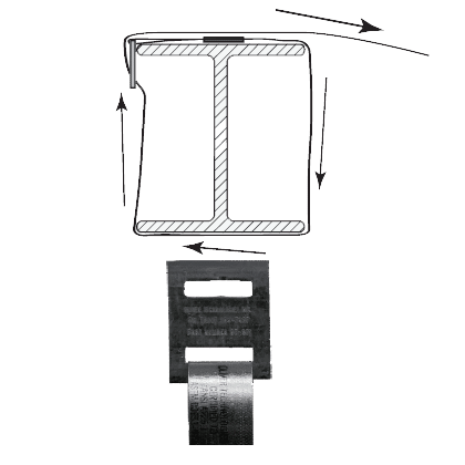 Buckle frame tie